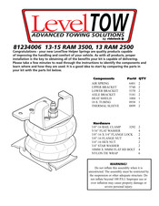 Ridetech LevelTow 81234006 Manual