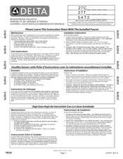 Delta TECK 54T2 Series Instruction Sheet