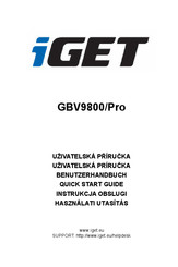 Iget GBV9800/Pro Quick Start Manual