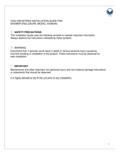 VIGO VG06045 Series Installation Manual
