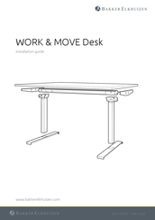 Bakker Elkhuizen WORK & MOVE Desk Installation Manual