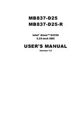 IBASE Technology MB837-D25 User Manual
