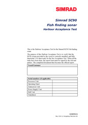 Simrad SC90 Harbour Acceptance Test