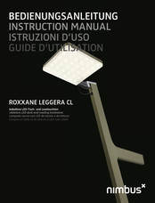 Nimbus Water Systems Roxxane Leggera CL Series Instruction Manual