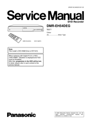 Panasonic DMR-EH54DEG Service Manual