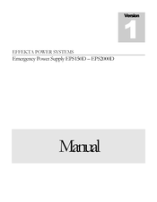 Effekta EPS750D Manual