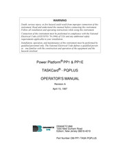 Dranetz-BMI Power Platform PP1 Operator's Manual