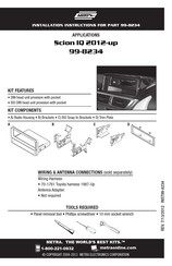 Metra Electronics 99-8234 Installation Instructions Manual