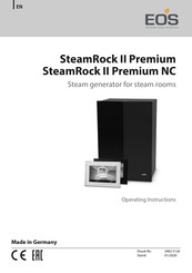 EOS SteamRock II Premium Operating Instructions Manual