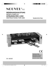 Nouvel 402320 Instructions For Use Manual