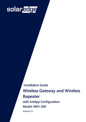 SolarEdge WIFI-GW Installation Manual