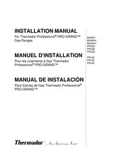 Thermador PRO-GRAND PRG48 Installation Manual