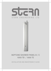 Stern Engineering NEPTUNE SHOWER PANEL E Installation And Maintenance Manual