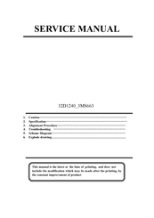 Maxi 32D1240 Service Manual