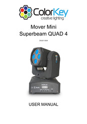 ColorKey Mover Mini Superbeam QUAD 4 User Manual