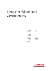 Toshiba Camileo Pro HD User Manual