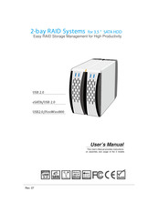 Onnto USB 2.0 2-Bay RAID System User Manual