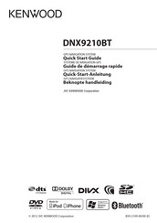 Kenwood DNX9210BT Quick Start Manual