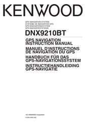 Kenwood DNX9210BT Instruction Manual