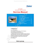 Haier HT-2599 Service Manual
