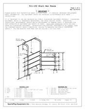 SportsPlay Equipment 511-102 Instruction Sheet