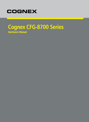 Cognex CFG-8704e Hardware Manual