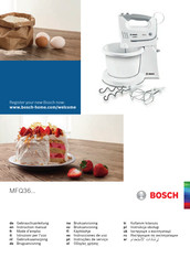 Bosch MFQ36 Series Instruction Manual