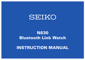 Seiko N830 Instruction Manual