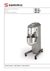 Sammic BE-40 User Manual