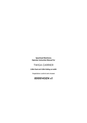 Spearhead Twiga Carrier CF30 Operator's Instruction Manual