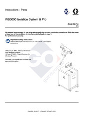 Graco WB3000 Instructions - Parts Manual