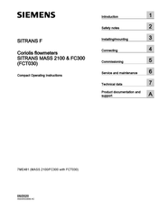 Siemens SITRANS FCT030 Compact Operating Instructions