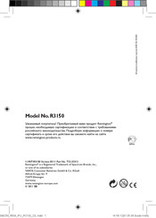 Remington Pivot & Flex R3150 Manual