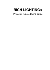 Rich Lighting ESolid User Manual