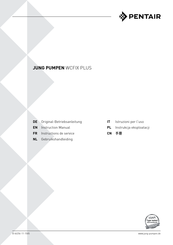 Pentair Jung Pumpen WCFIX Plus Instruction Manual
