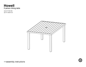 Target Howell FTS61266 Assembly Instructions Manual