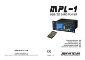 JB Systems MPL-1 Operation Manual