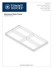 Tommy Docks Aluminum Dock Frame Assembly Instructions Manual