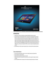 Energy Sistem Pro 9 Windows 3G Quick Manual