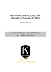 Klaxon KLICK Power Limited Edition User Manual