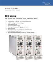 iseg EHQ Series Technical Documentation Manual
