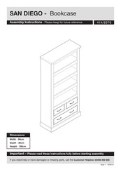 Argos SAN DIEGO 414/9376 Assembly Instructions Manual