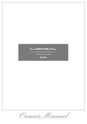 Luxman D-10X Owner's Manual