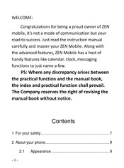 ZEN S30 Manual
