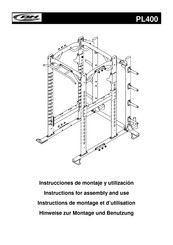 BH FITNESS PL400 Instructions For Assembly And Use