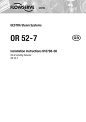 Flowserve GESTRA OR 52-7 Installation Instructions Manual