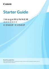 Canon Imagerunner Advance C250if Manuals Manualslib