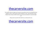 Carver C-1000A Owner's Manual