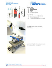 Stahls Hotronix Fusion XF Replacement Manual