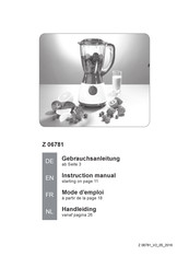 DS Produkte Z 06781 Instruction Manual